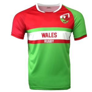 Nations of Rugby Wales Rugby Supporters Jersey