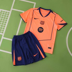 Barcelona Third Jersey 25/26 Kids Kit