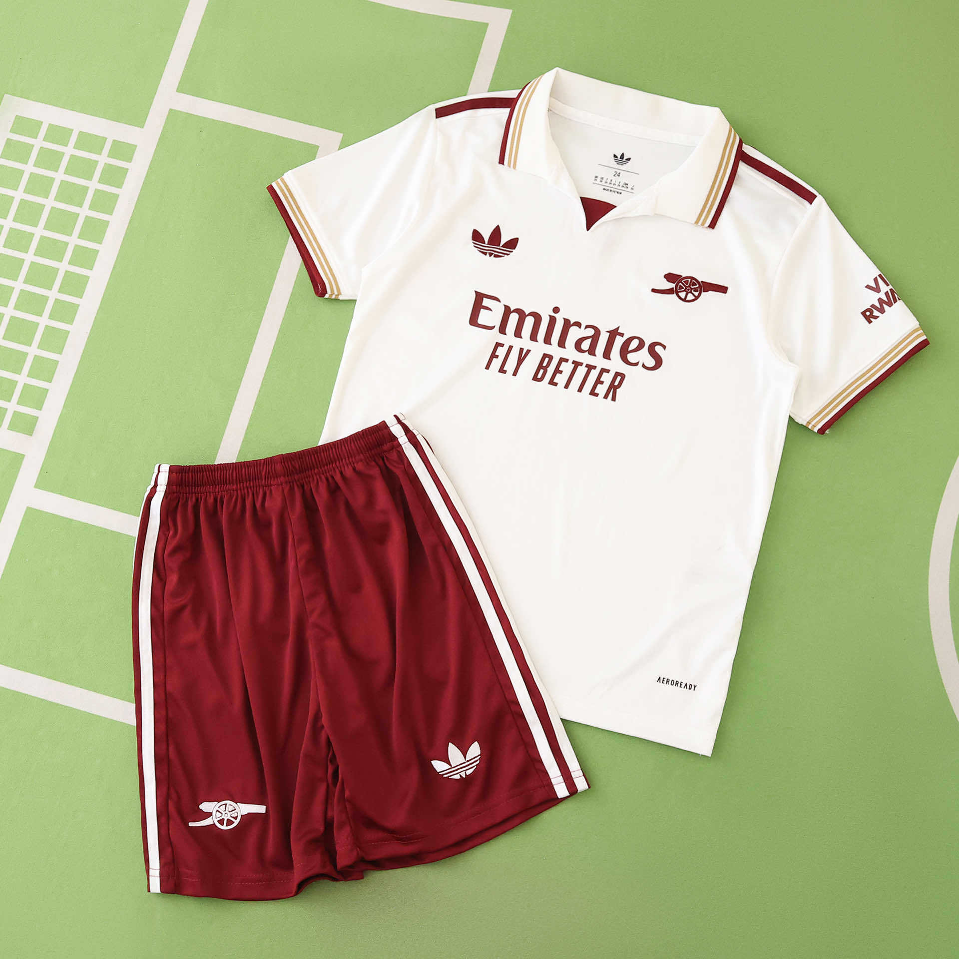 Arsenal Third Jersey 25-26 Kids Kit (1)